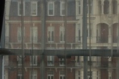 Out the window of the hotel in London